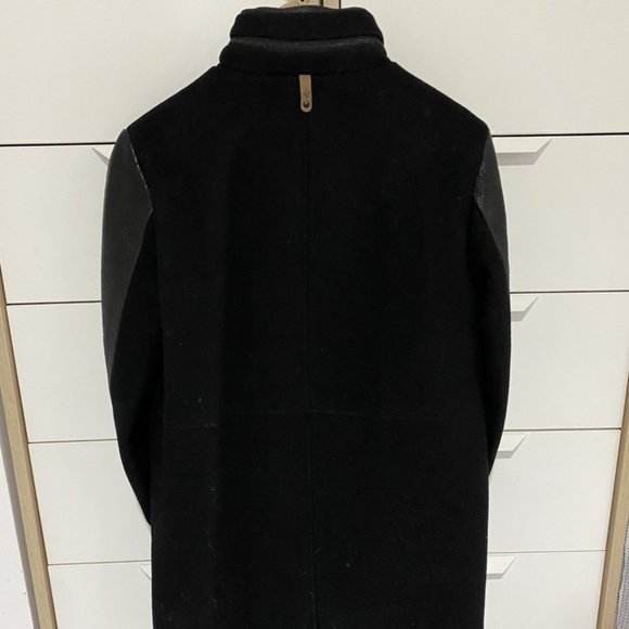 Mackage Azel Wool Leather Insulated Coat - Size Small - Picture 3 of 3